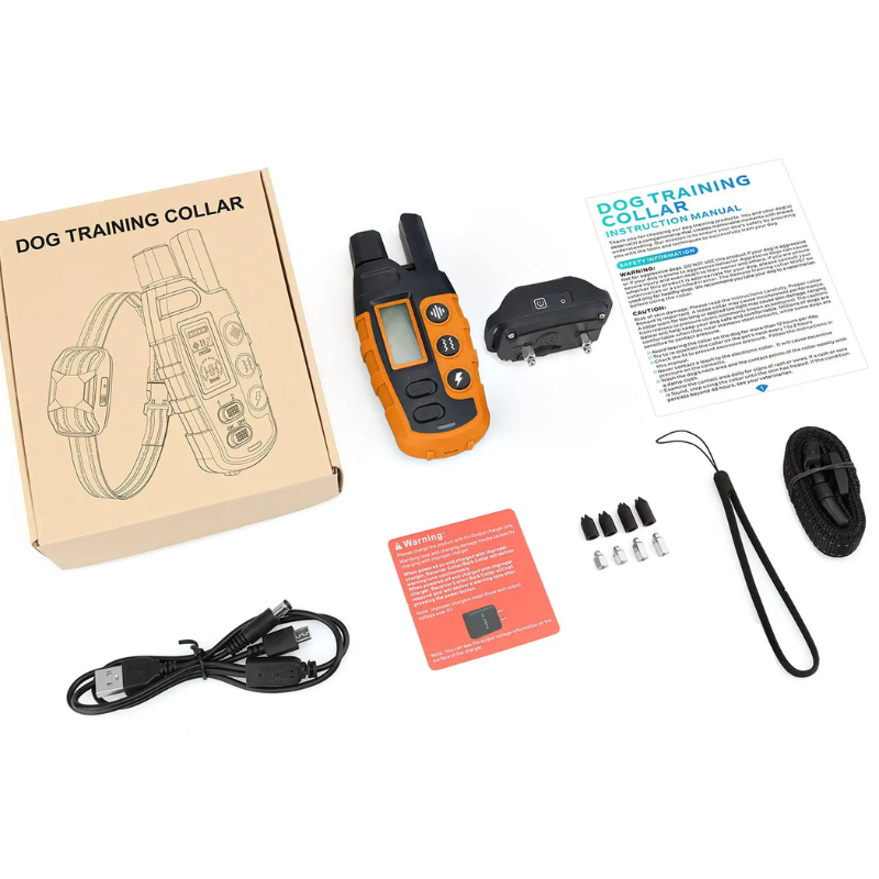 Dog Training Collar – Waterproof with Remote Shock & Vibration