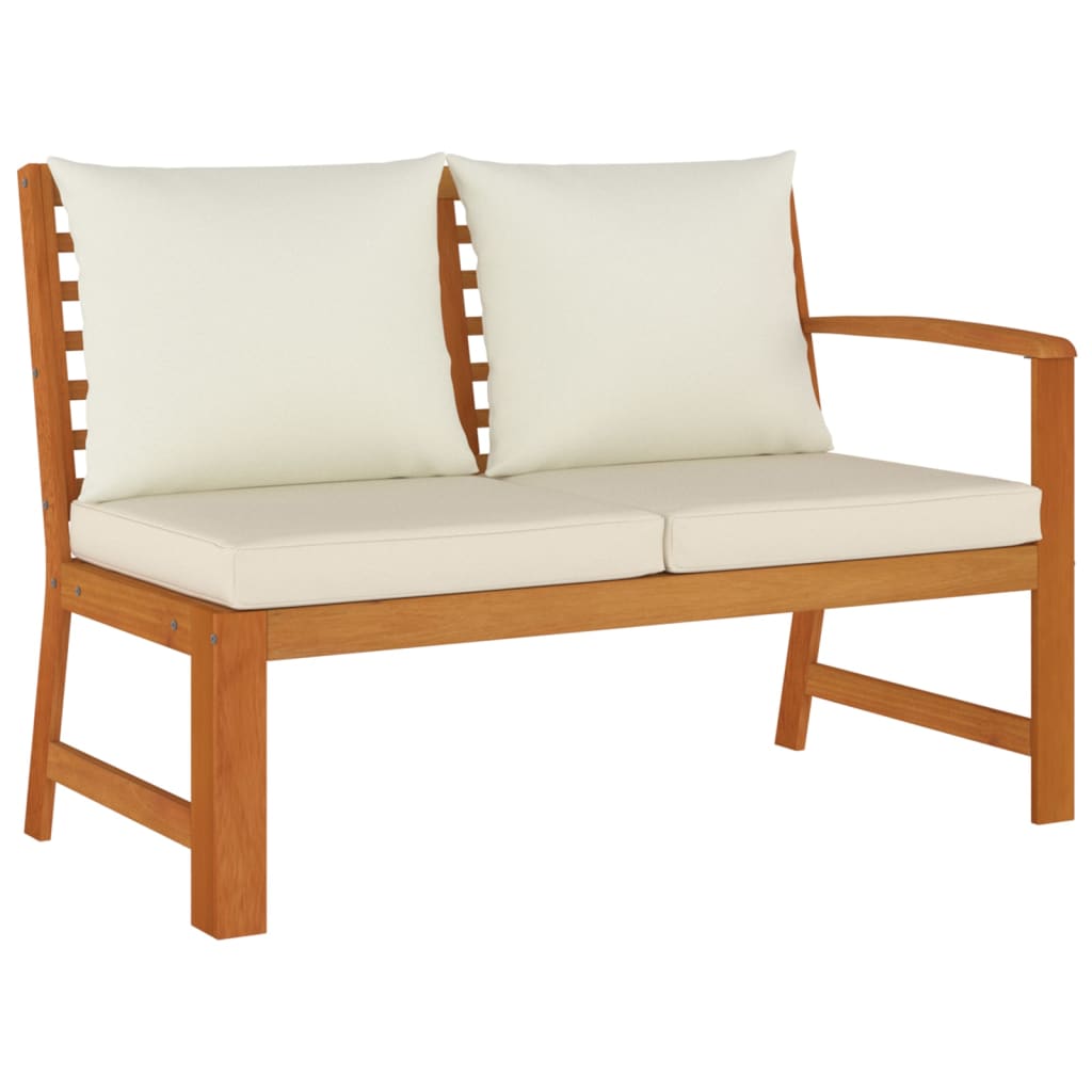 vidaXL 6 Piece Patio Dining Set with Cushions Solid Wood Acacia