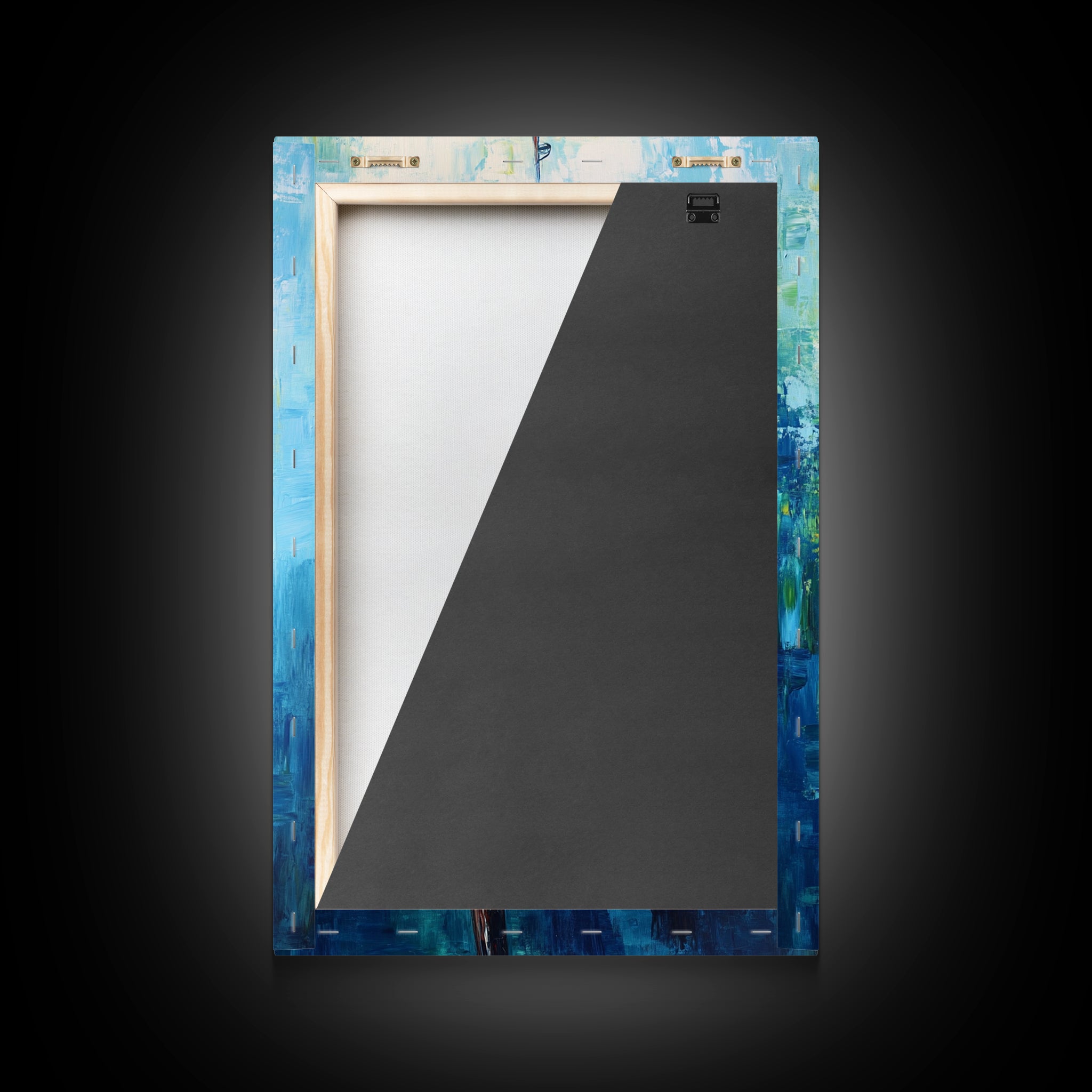 Fishing Rod Painting, Fly Fishing Art, Nautical Wall Art, Outdoor Enthusiast Decor, Rustic Cabin Art, Framed Canvas Print