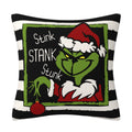 Greentown Cartoon Printed Christmas Pillow Cover Home Furnishings Cushion Sofa Pillowcase