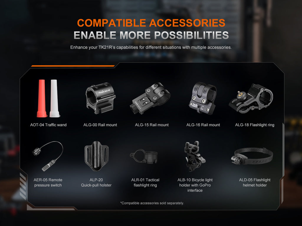 Fenix TK21R Duty Flashlight