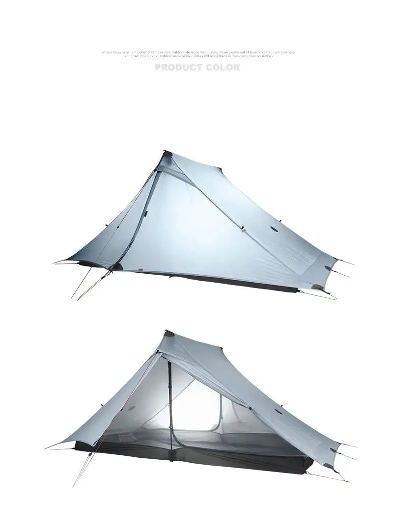 3F UL GEAR LanShan 2 pro 2 Person Outdoor Ultralight Camping Tent 3 Season Professional 20D Nylon Both Sides Silicon Tent