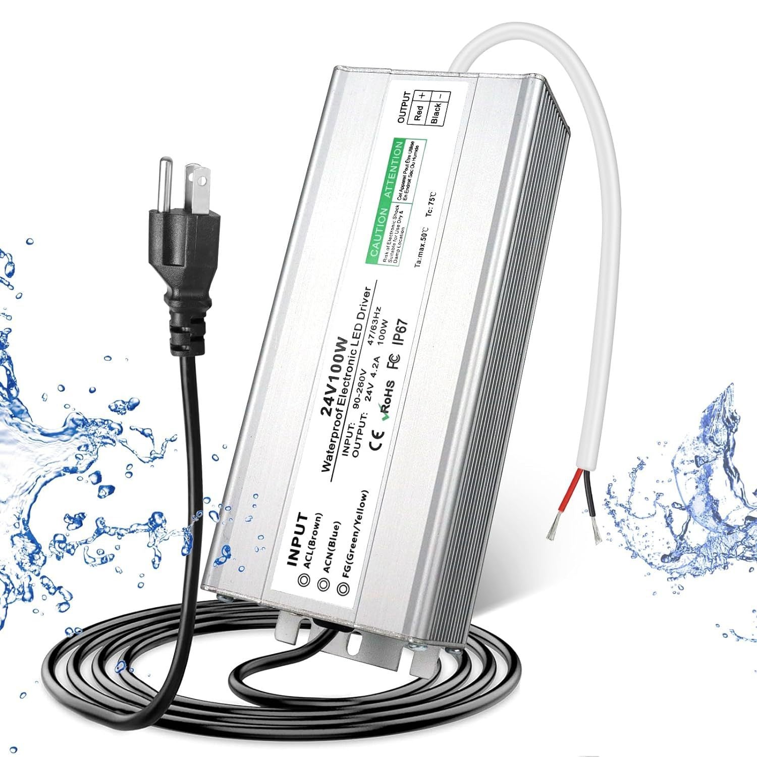 Waterproof LED Transformer for Outdoor Lighting Power Supply