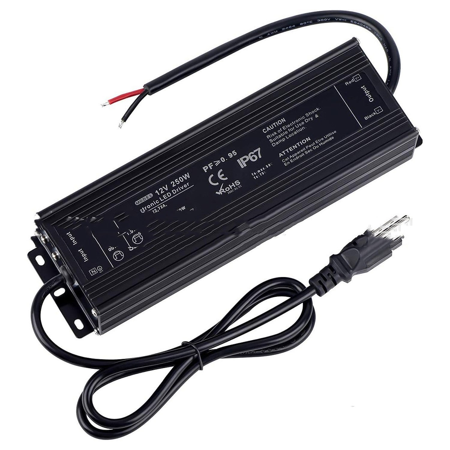 Waterproof LED Transformer for Outdoor Lighting Power Supply
