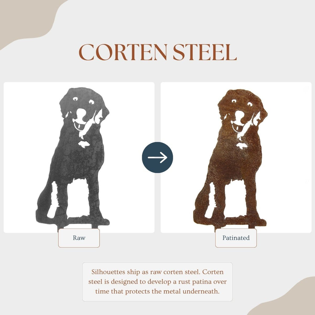 Labrador Retriever Metal Art – Handcrafted Dog Décor