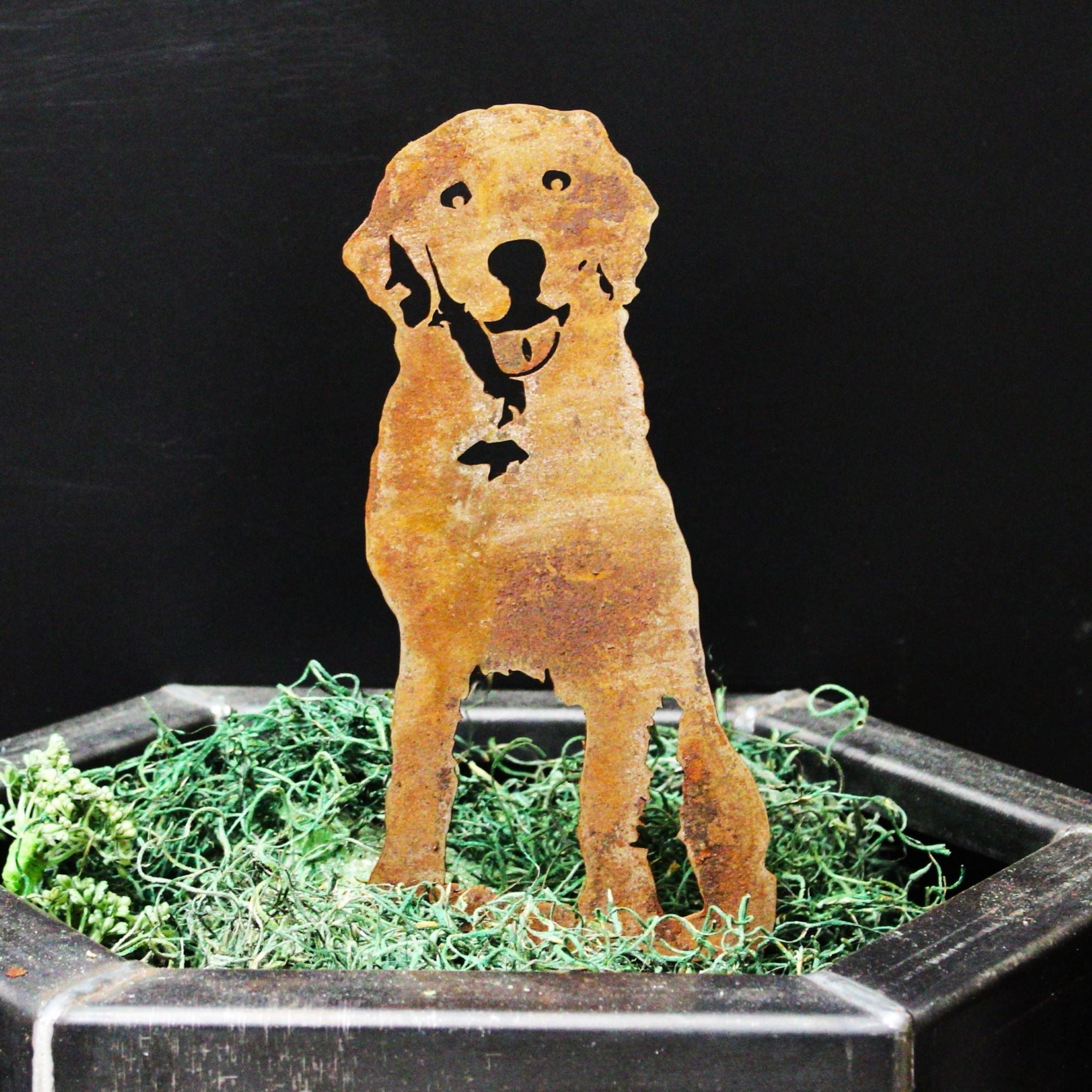 Labrador Retriever Metal Art – Handcrafted Dog Décor