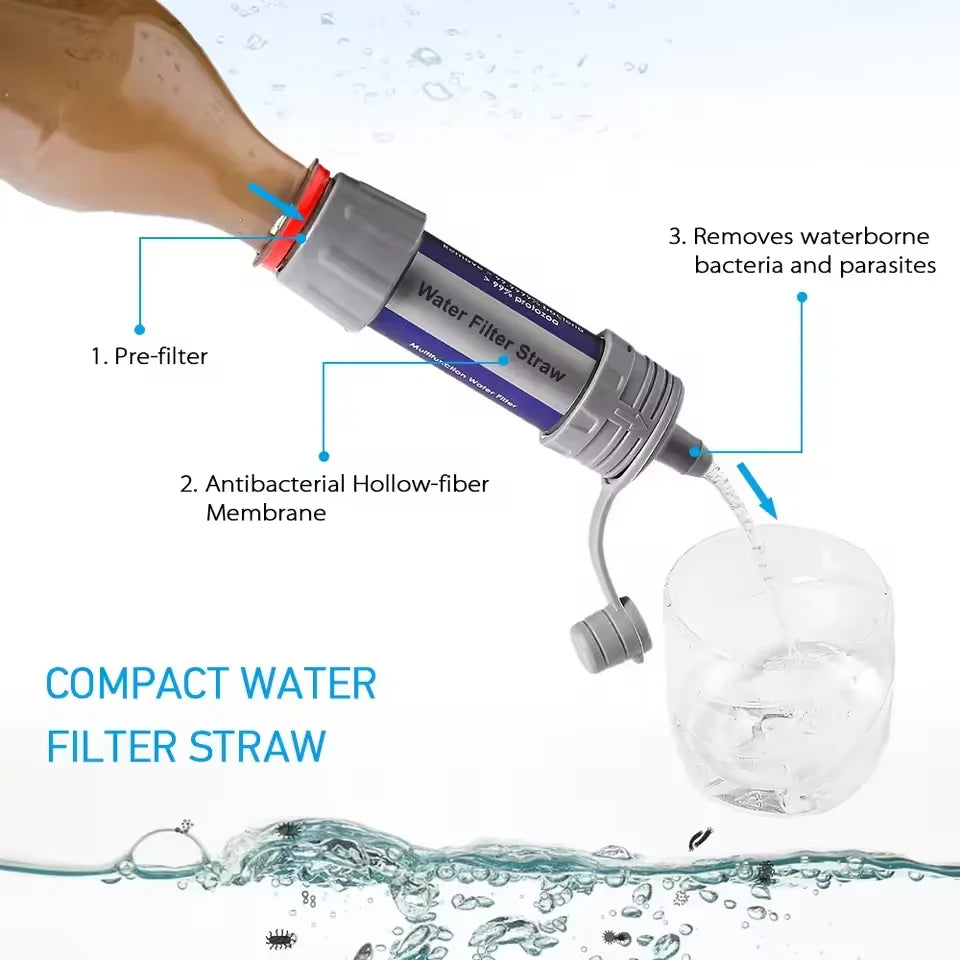 SurvivalStream: Portable Water Filter for Outdoor Safety