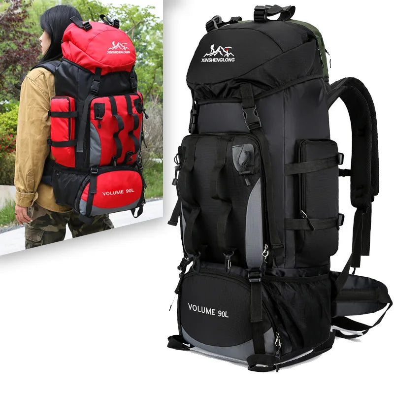 90L Hiking Camping Survival Backpack