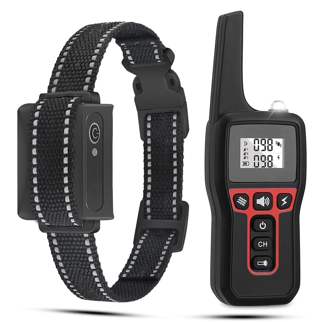 Long-Range Dog Training Collar - 3280FT Waterproof with Vibration, Beep & Shock Features