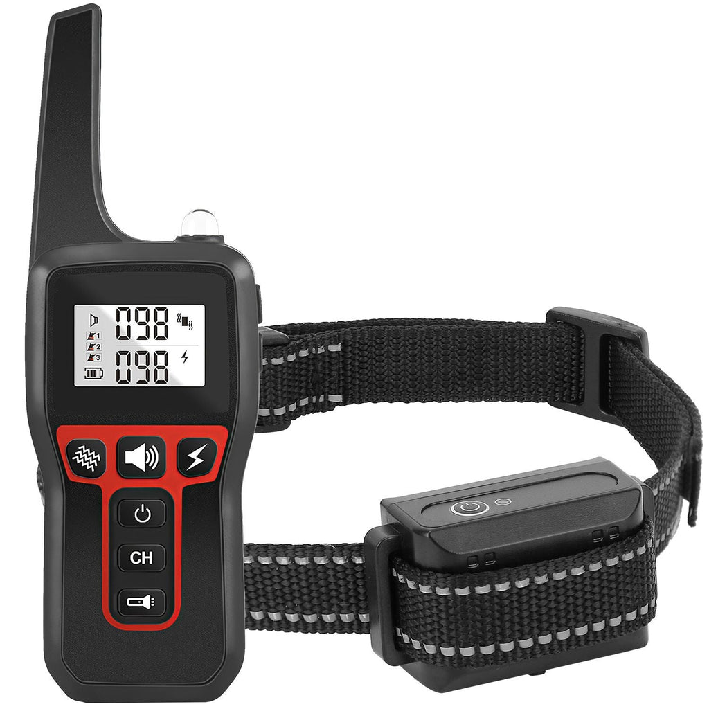 Long-Range Dog Training Collar - 3280FT Waterproof with Vibration, Beep & Shock Features