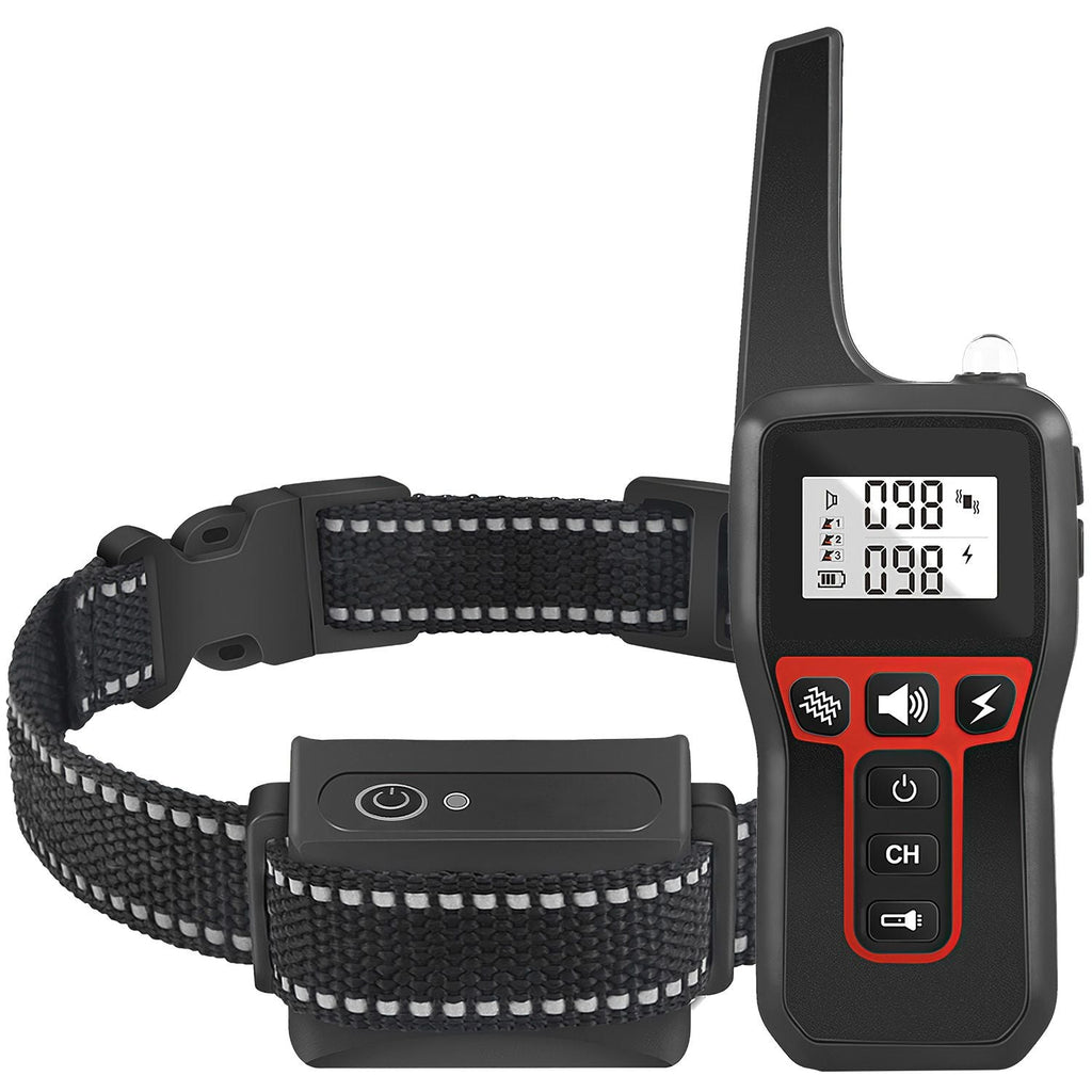 Long-Range Dog Training Collar - 3280FT Waterproof with Vibration, Beep & Shock Features