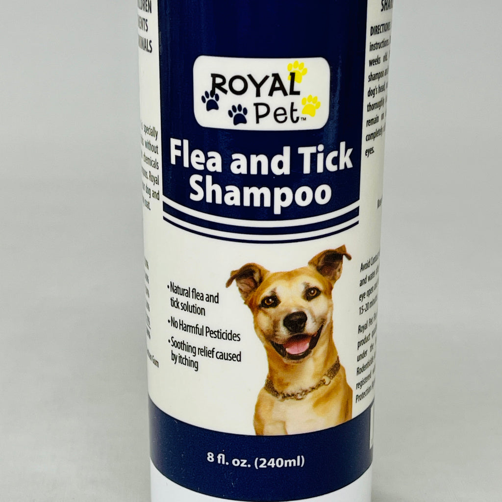 ROYAL PET Flea & Tick Shampoo 12-PACK for Dogs USA 8 fl oz (New)