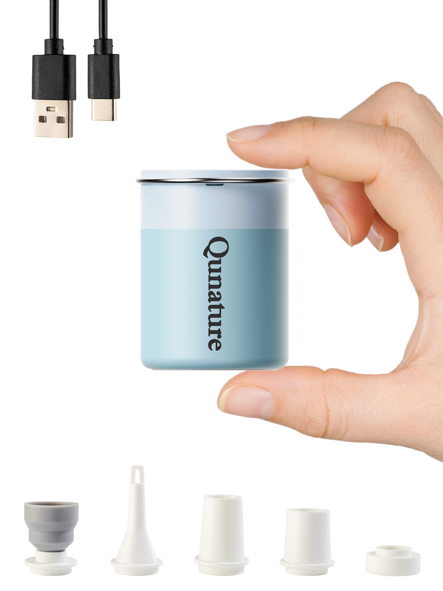 Qunature Mini Electric Air Pump for Camping & Outdoor Gear