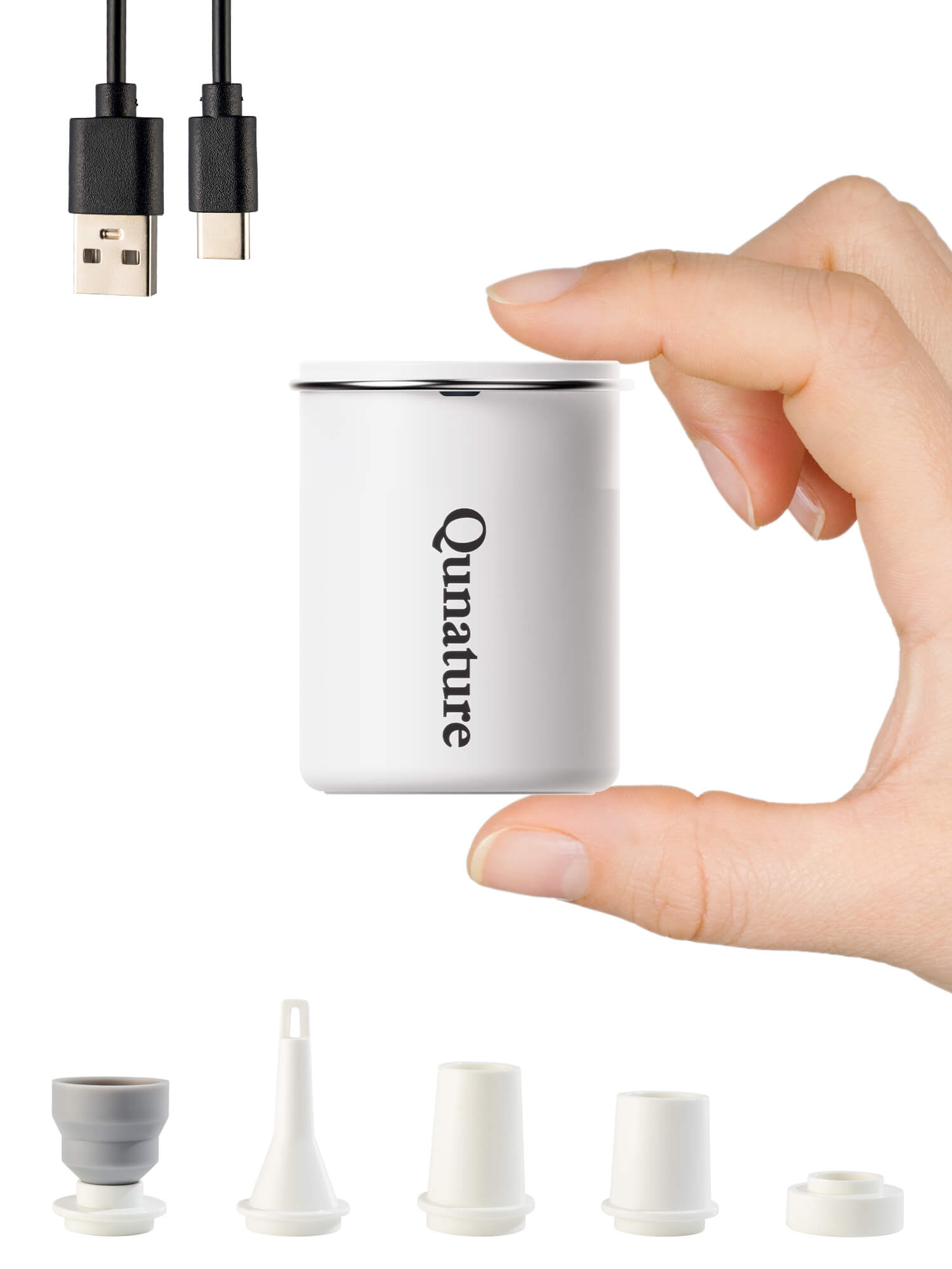 Qunature Mini Electric Air Pump for Camping & Outdoor Gear